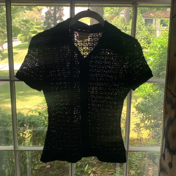 Lace Collared Cardigan - Picture 2 of 4